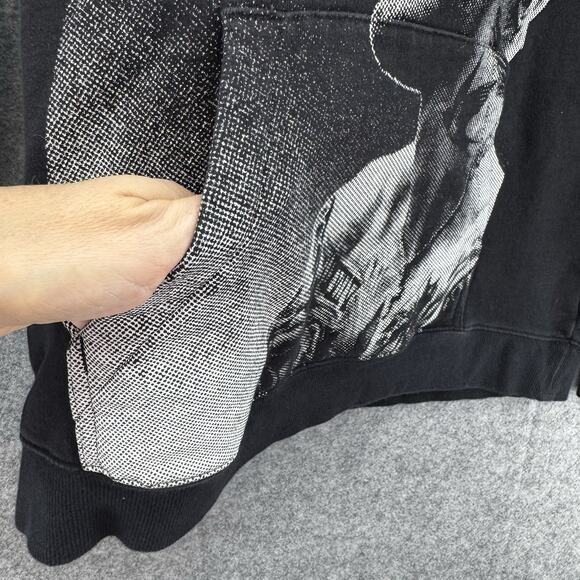 Justin Bieber Changes Hoodie Graphic Sweatshirt Size S Black Licensed H&M Rare - Picture 5 of 9